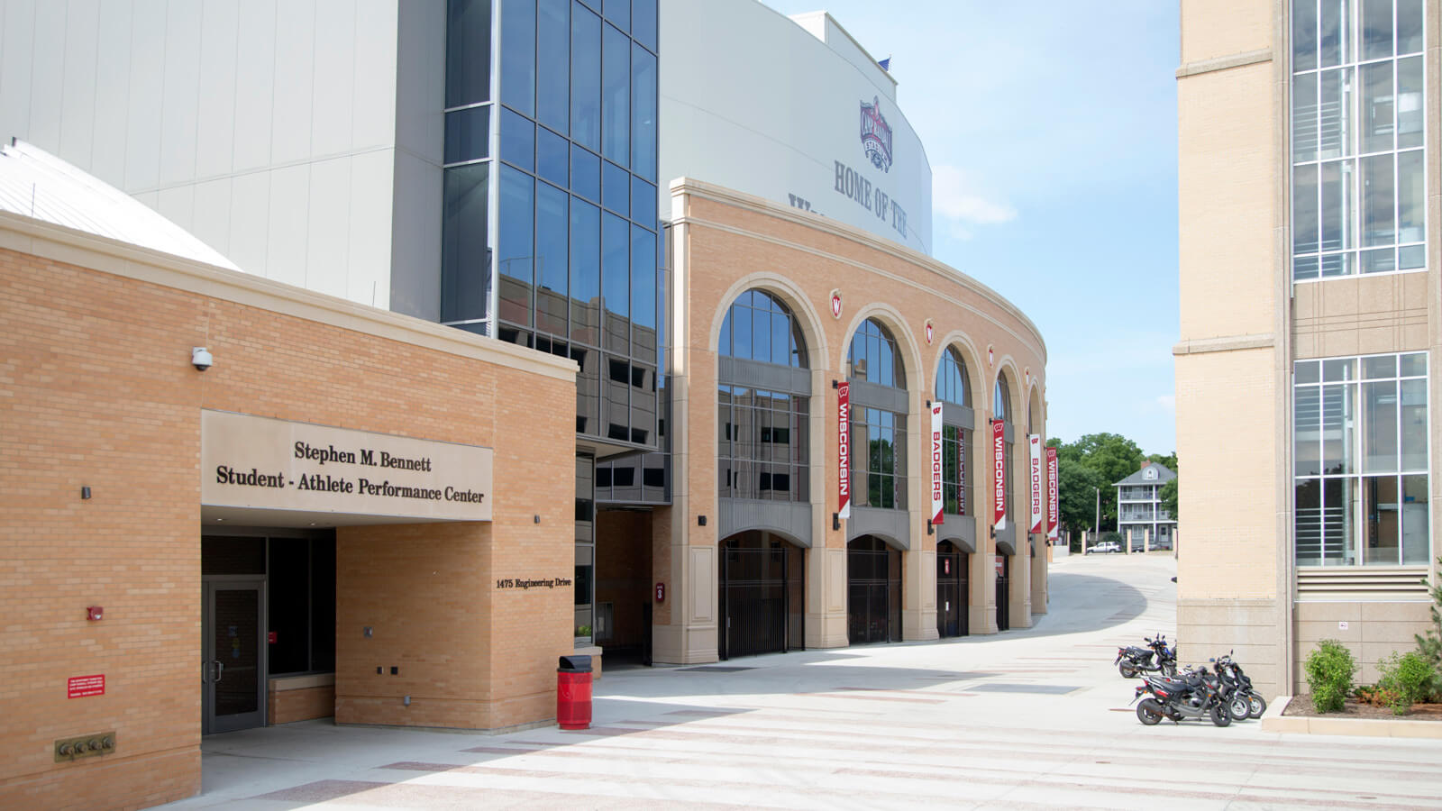 Exterior of the Stephen M. Bennet Student-Athlete Performance Center